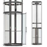 Energy Saving Panoramic Sightseeing Elevator Custom Curved Glass Design