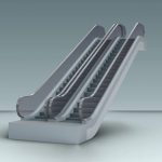 Indoor Commercial Automatic Escalator 35 Degree Shopping Mall Escalator