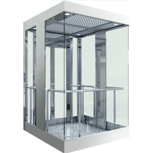 Intelligent Control Full View Panoramic Elevator For Villa & Hotel