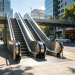 Outdoor  Automatic Escalator | Public Pedestrian Conveyor Escalator